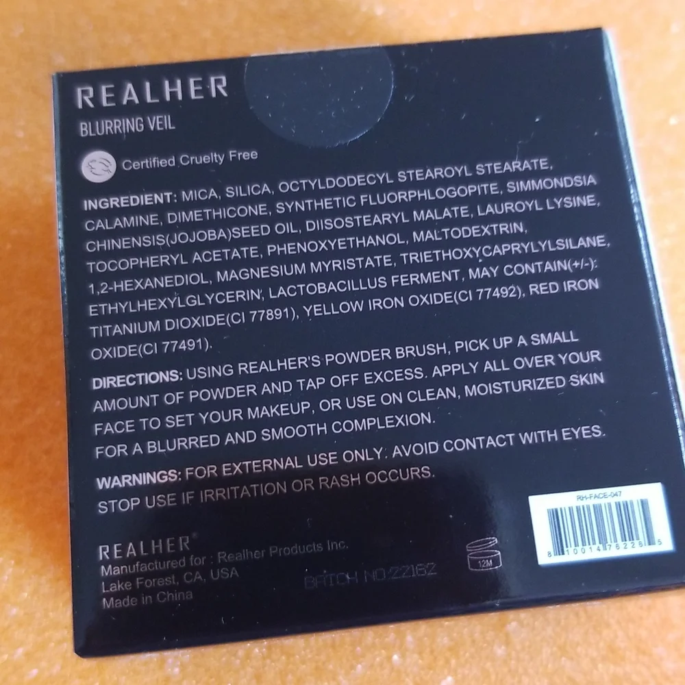 Realher Blurring Veil Loose Powder